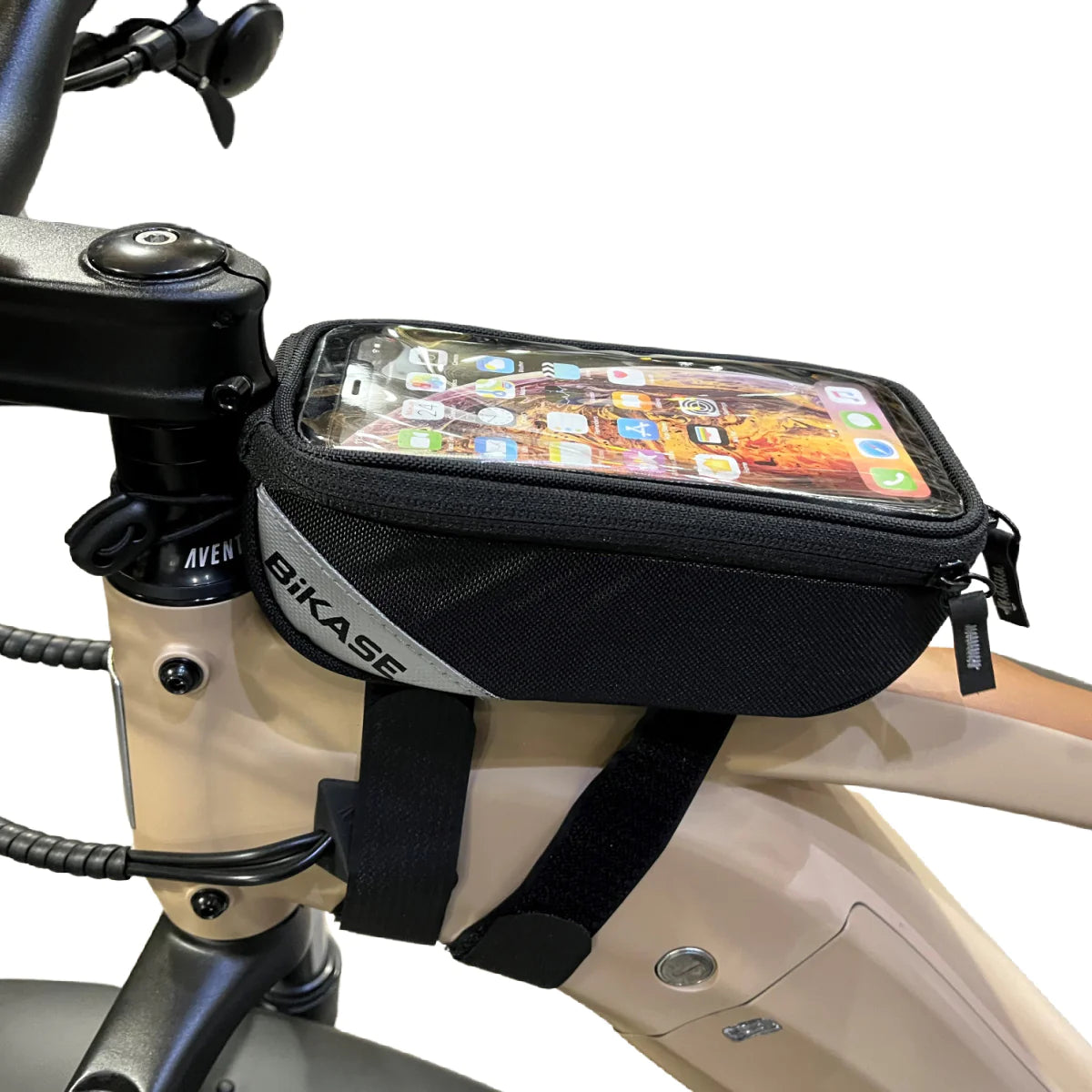 Top tube online bag phone holder