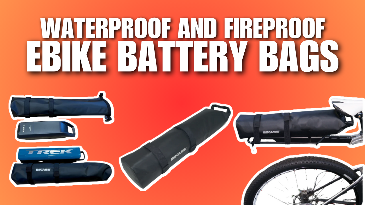 Amazon.com: FLASLD E-Bike Battery Safe Bag Explosionproof - Large Capacity  Fireproof Lipo Bag for Ebike Battery Charging and Storage (19.3 x 4.3 x  7in) : Everything Else
