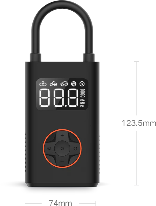 Ebike Portable Tire Inflator Pump