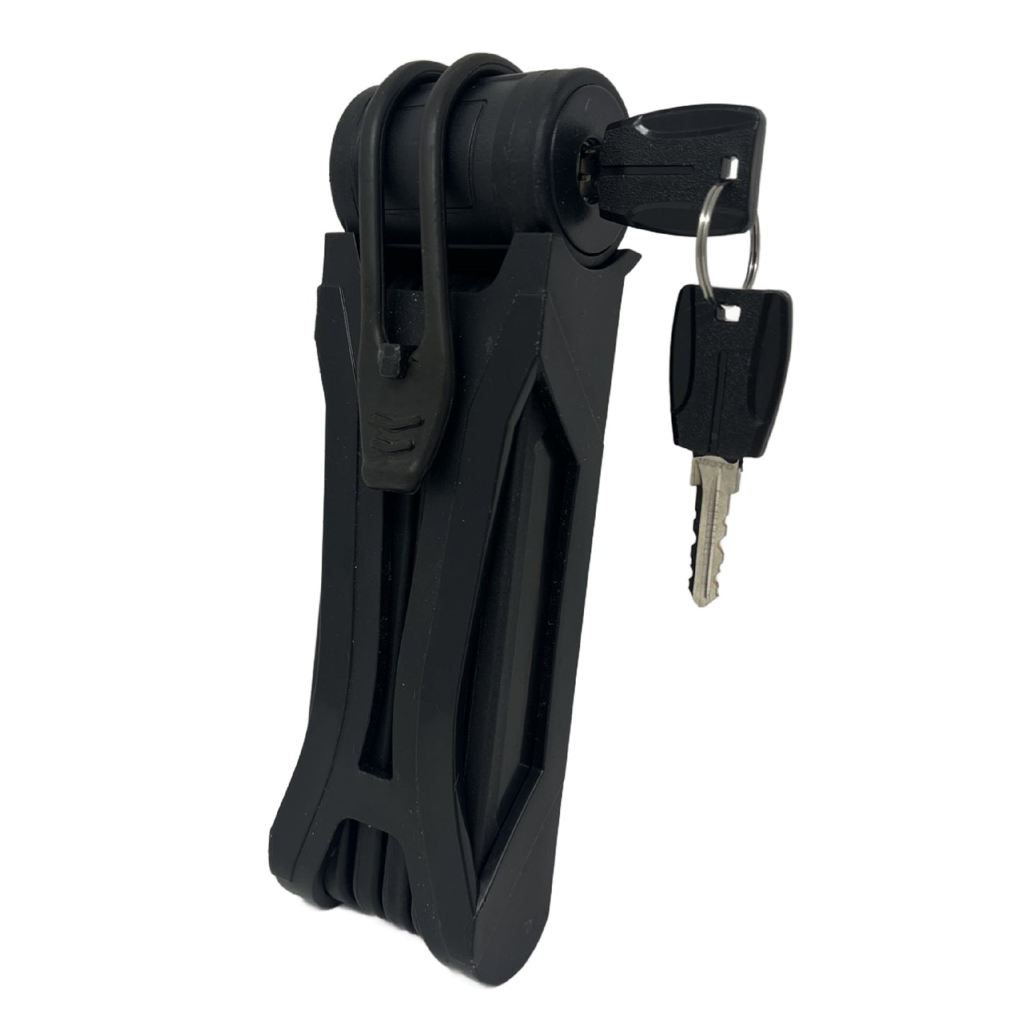 Link Lock stainless steel folding ebike lock with case, bracket and two keys