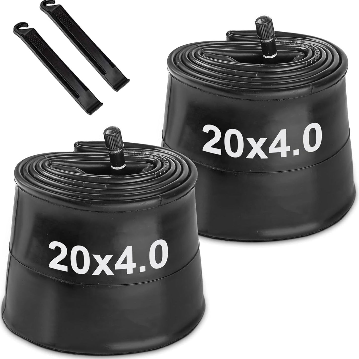 2-Pack 20”×4" / 26"×4" Inner Tube For Fat Tire