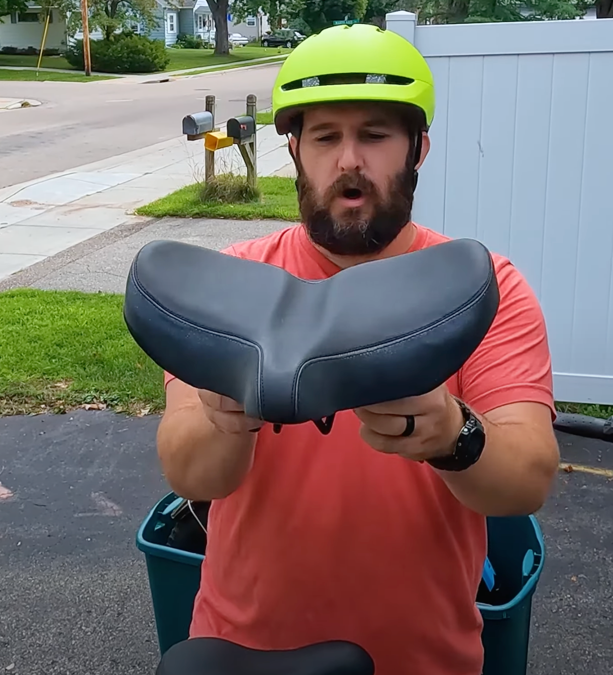 YLG Oversized Comfort Electric Bike Seat