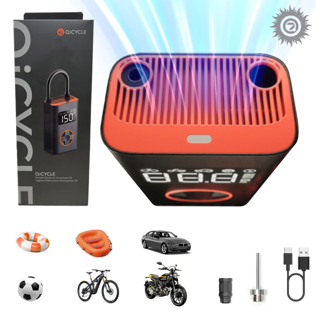 Ebike Portable Tire Inflator Pump