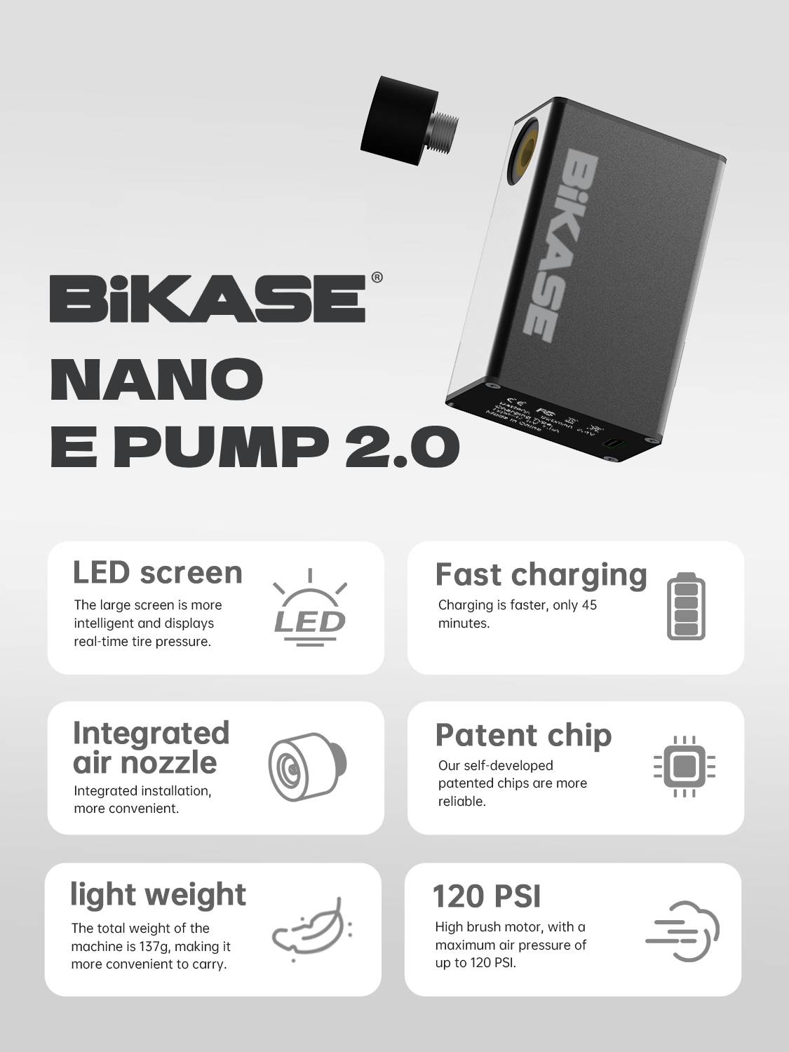 Nano 2.0 portable inflator product view