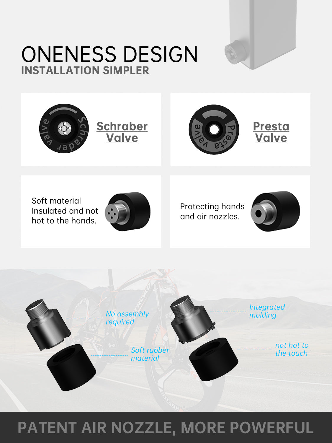 Nano 2.0 electric inflator detail view